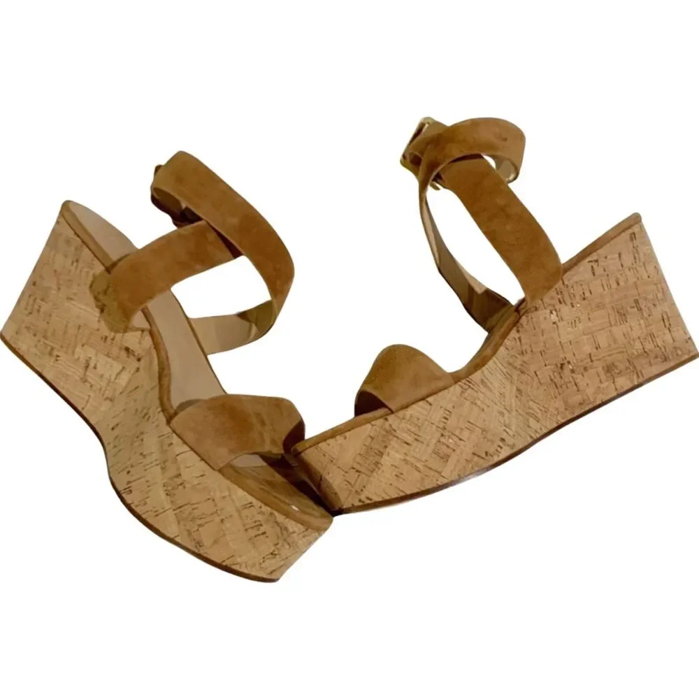 Veronica Beard Hurley Platform Sandals New Without Box 10